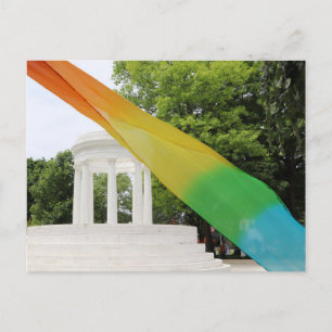 Cartão Postal Orgulho Arco-íris de Marshall Michigan