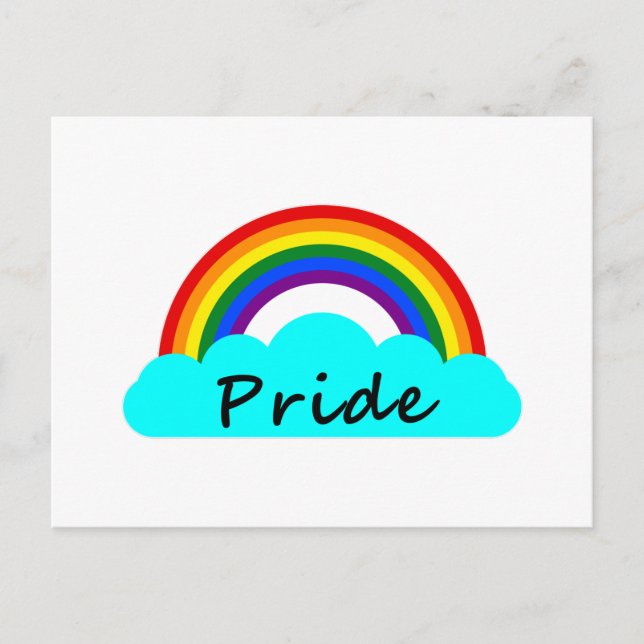 Cartão Postal Orgulho - Arco-íris LGBT (Frente)