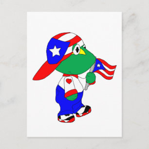 Cartão Postal Orgulho Coqui Porto Rico
