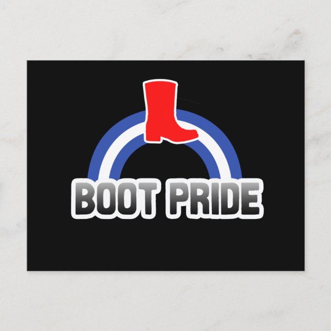 Cartão Postal Orgulho da Bota (Frente)