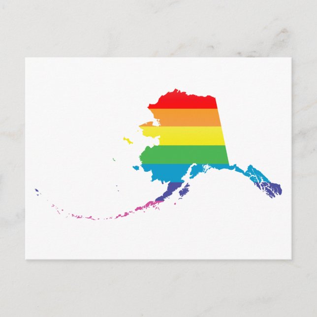 Cartão Postal orgulho de alaska. (Frente)