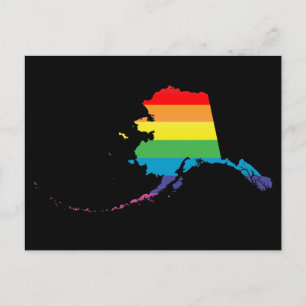 Cartão Postal orgulho de alaska.