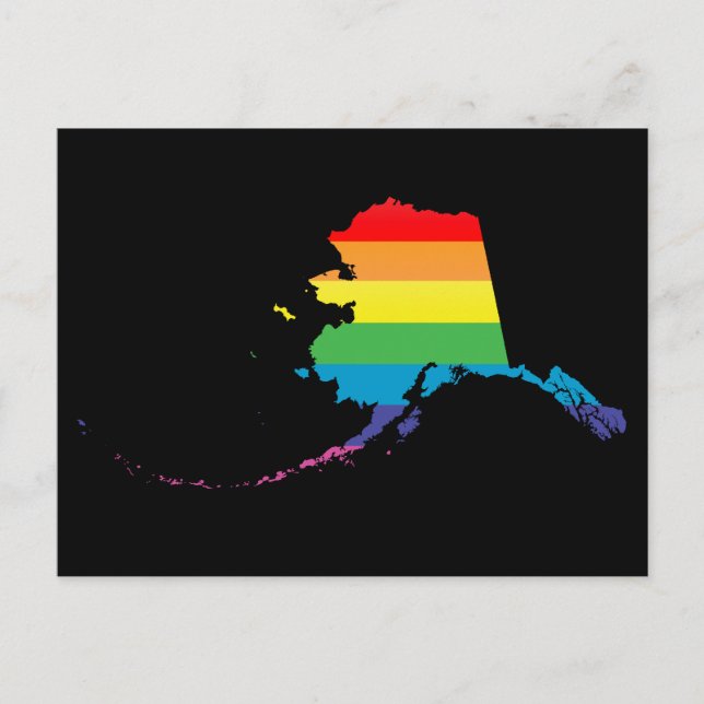 Cartão Postal orgulho de alaska. (Frente)