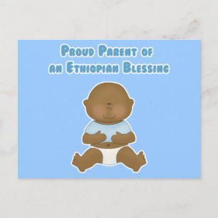 Cartão Postal Orgulho de Bênção Etíope