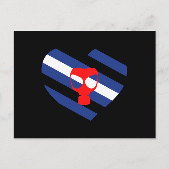 Cartão Postal Orgulho de Máscara (Frente)