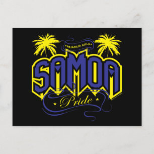 Cartão Postal Orgulho de Samoa