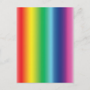Cartão Postal orgulho do arco-íris cores lgbt
