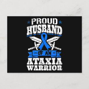 Cartão Postal Orgulho Do Marido De Uma Ataxia Warrior Awarness R