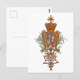 Cartão Postal Orgulho do Patriota Real Casaco de Armas