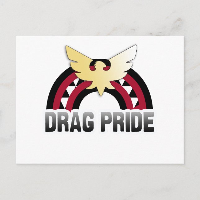 Cartão Postal Orgulho Drag (Frente)