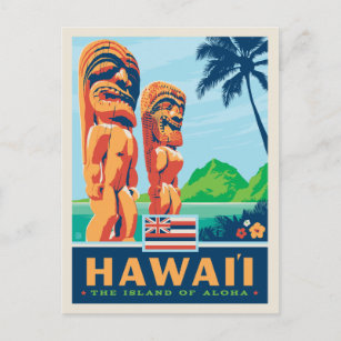 Cartão Postal Orgulho Estatal   Havaí