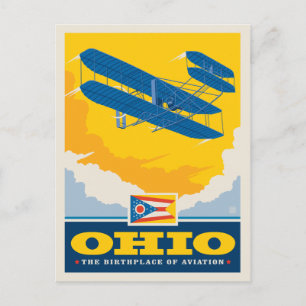 Cartão Postal Orgulho Estatal Ohio