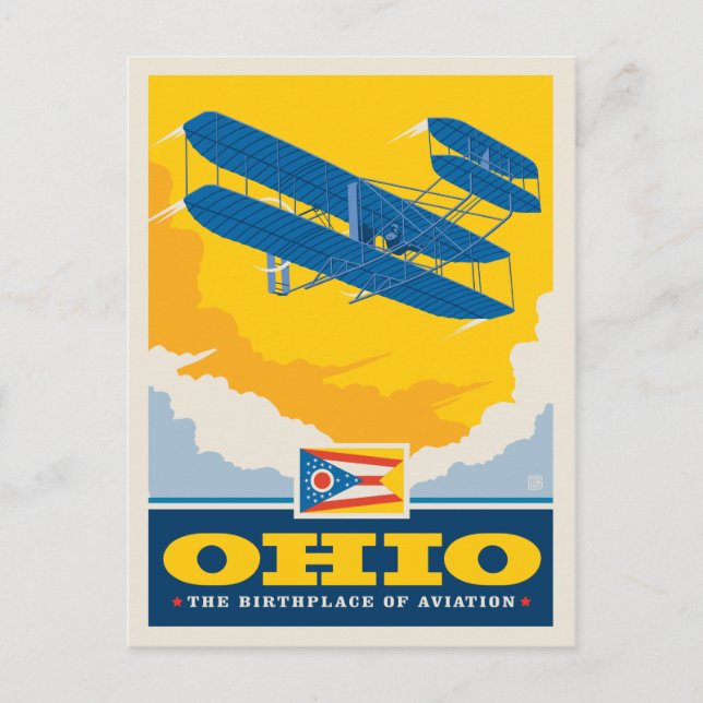 Cartão Postal Orgulho Estatal | Ohio (Frente)
