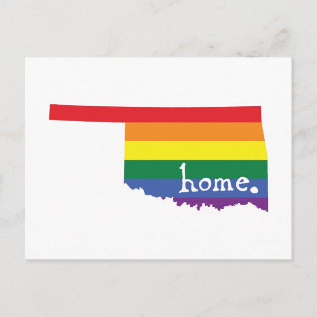 Cartão Postal Orgulho gay | Oklahoma (Frente)