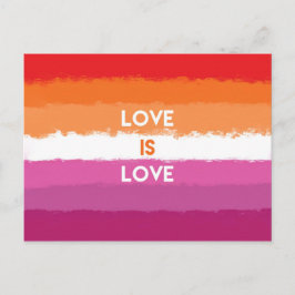 Cartão Postal Orgulho lésbica LGBTQ