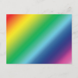 Cartão Postal Orgulho lgbtq lgbt cores arco-íris padrão