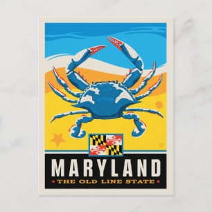 Cartão Postal Orgulho   Maryland do estado