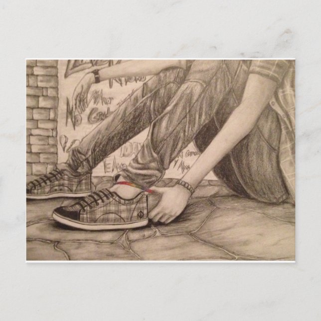 Cartão Postal Orgulho Secreto (Frente)