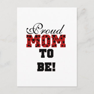Cartão Postal Orgulhosa mãe por ser Camiseta e presente