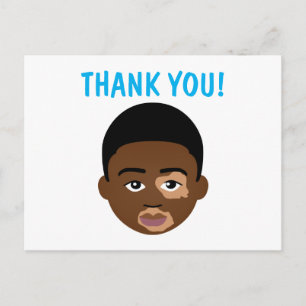 Cartão Postal #Orgulhoso2BNaturalMe Escolha-Minha-Tez Obrigado