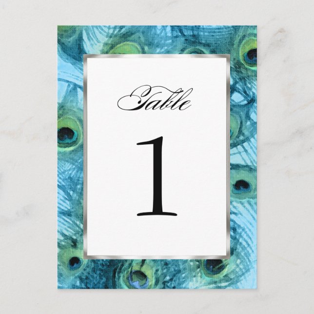 Cartão Postal Orgulhoso como Conjunto de Números de Tabela de Pa (Frente)