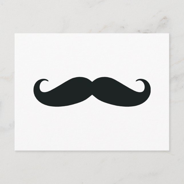 Cartão Postal Orgulhoso de meu Stache….Bigode (Frente)