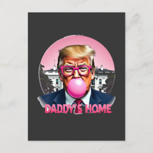 Cartão Postal Orgulhoso Maga Trump Venceu Vance Eleição 2024 