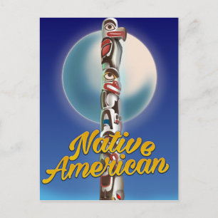 Cartão Postal Orgulhoso Nativo Americano