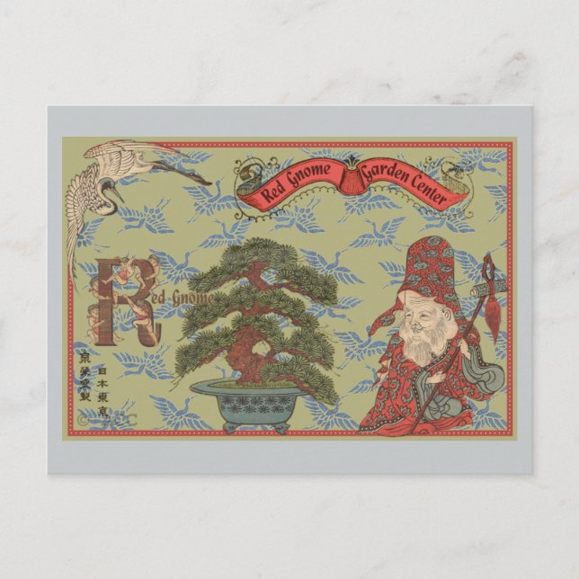 Cartão Postal Oriental Gnomo (Frente)