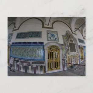 Cartão Postal Oriente Médio Turquia e cidade de Istambul com os 