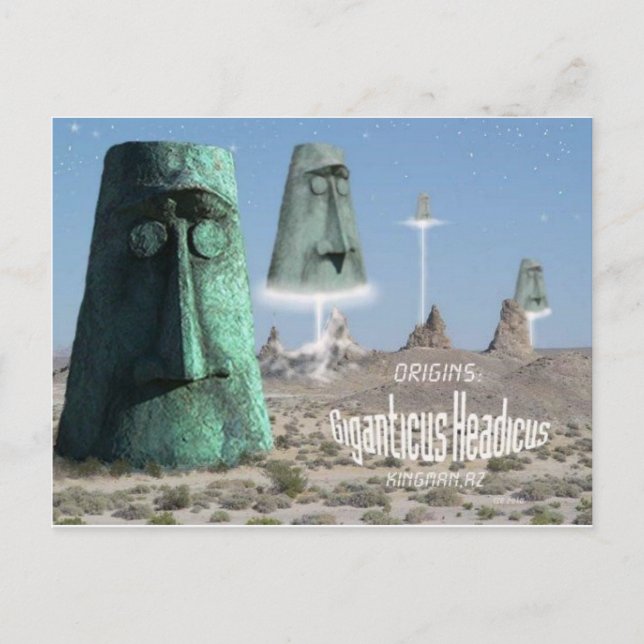 Cartão Postal Origens giganticus headicus (Frente)