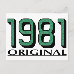 Cartão Postal Original 1981