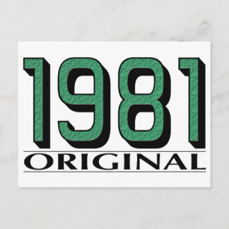 Cartão Postal Original 1981