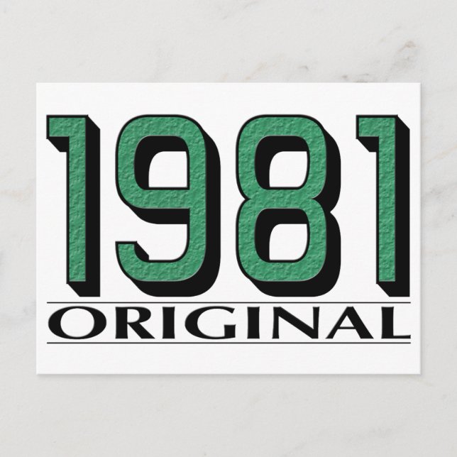 Cartão Postal Original 1981 (Frente)