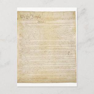 Cartão Postal Original da Constituição dos Estados Unidos Pág