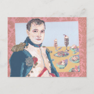 Cartão postal original do Napoleon French Dessert