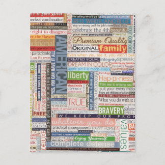 Cartão Postal Original EUA