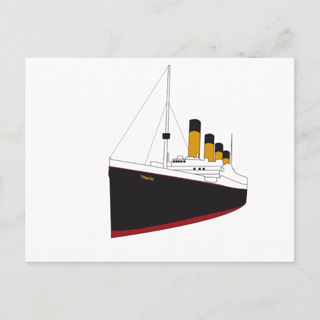 Cartão Postal original titânico (Frente)