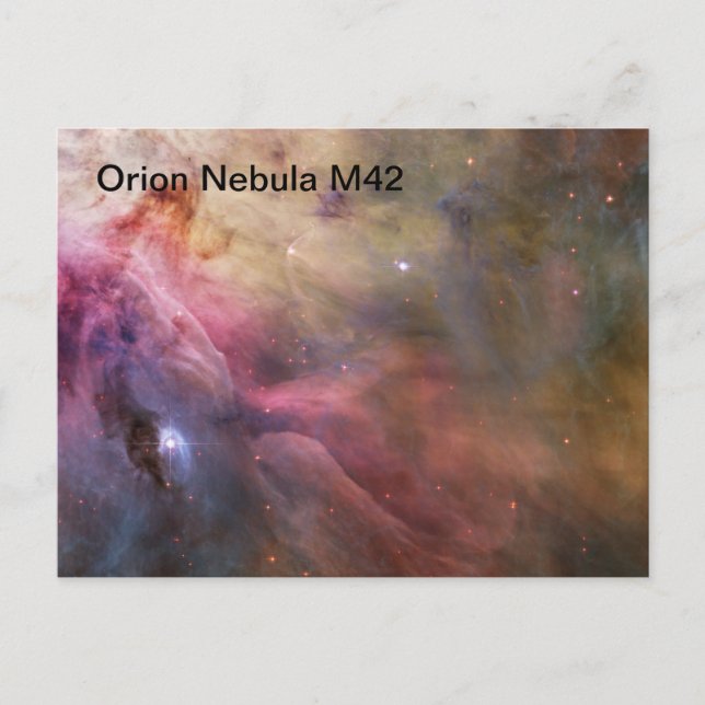 Cartão Postal orion nebula postcard (Frente)