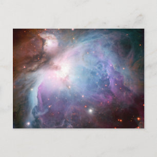 Cartão Postal Orion Nebula Roxo Espaço