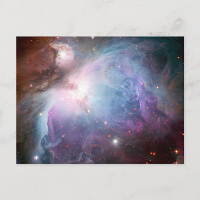 Cartão Postal Orion Nebula Roxo Espaço (Frente)
