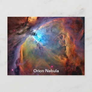 Cartão Postal Orion Nebula Space Galaxy