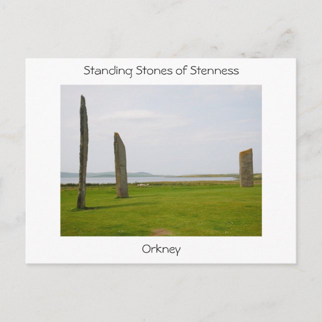 Cartão postal Orkney (Frente)