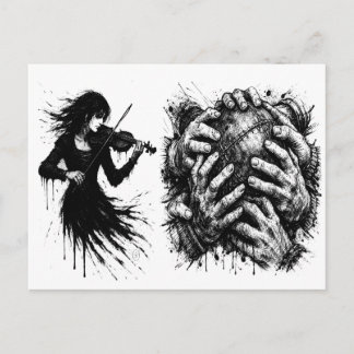 Cartão Postal Orkney Ba T‑Shirt (Haunted‑Ink Edition)