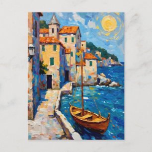 Cartão Postal Orla marítima na Europa