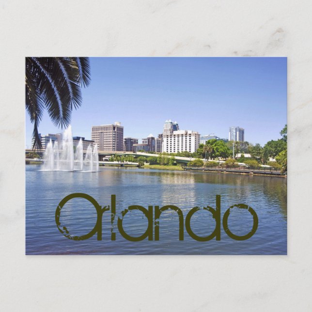 Cartão Postal Orlando, Flórida, E.U.A. (Frente)