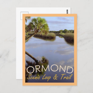 Cartão Postal Ormond Scenic Loop e Trail Postcard