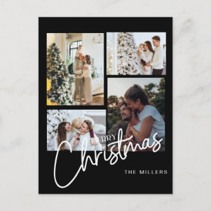 Cartão Postal Ornamento de Foto de Natal, Natal para Colagem de