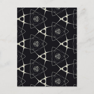 Cartão Postal Ornamento do ouro