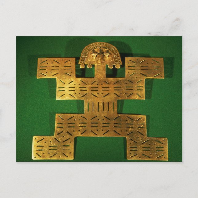 Cartão Postal Ornamento peitoral da Região de Tolima (Frente)